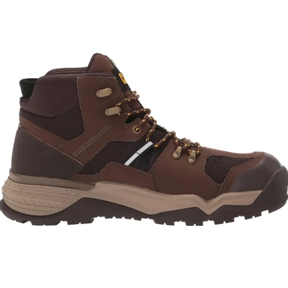 NWT Cat Footwear Men's Provoke Mid Waterproof Alloy Toe Construction Boot - Picture 2 of 5